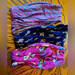 Natural life boho bandeau lot.